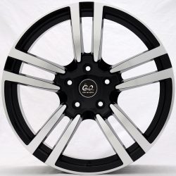 AU AU-381 20x9.5 Gloss Black with Machine Face