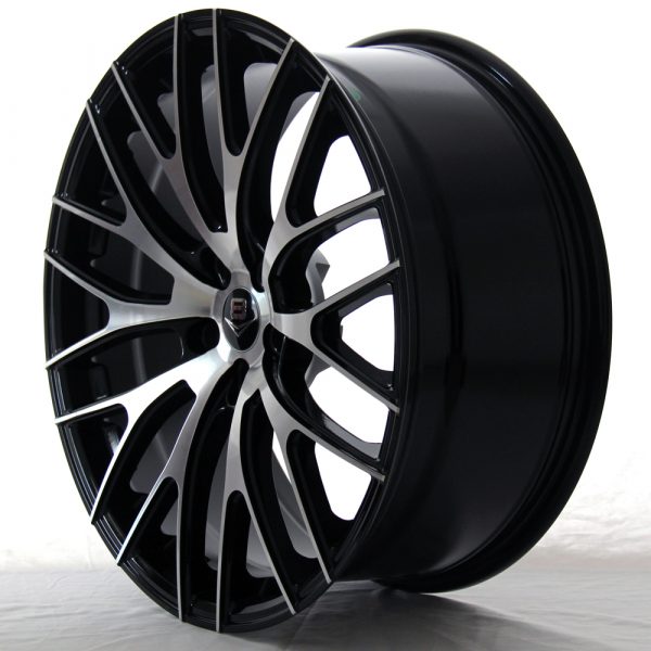 V8 V-22 20x8.5 Gloss Black with Machine Face