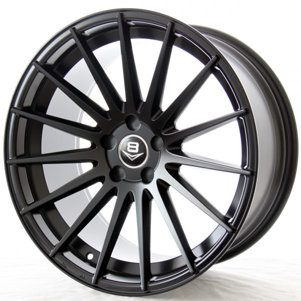 V8 V-25 18x8 Matt Black