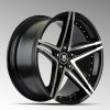 V8 V-30 20x9.5 Gloss Black with Machine Face