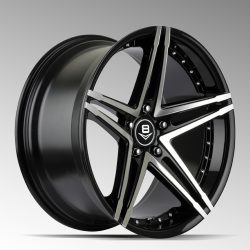 V8 V-30 20x10 Gloss Black with Machine Face