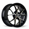 V8 V-33 19x8.5 Gloss Black with Machine Face