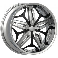 Velocity VW-815 22x9.5 Chrome with Paintable Inserts