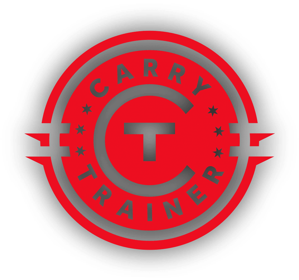 Carry Trainers Logo with a white overlay on top of it.