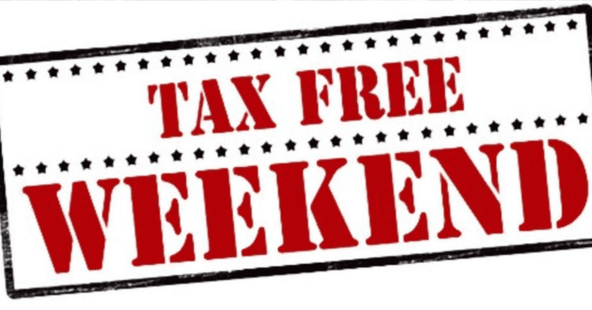 This is Virginia's Tax Free Weekend, Aug 2 4, 2019. What Qualifies