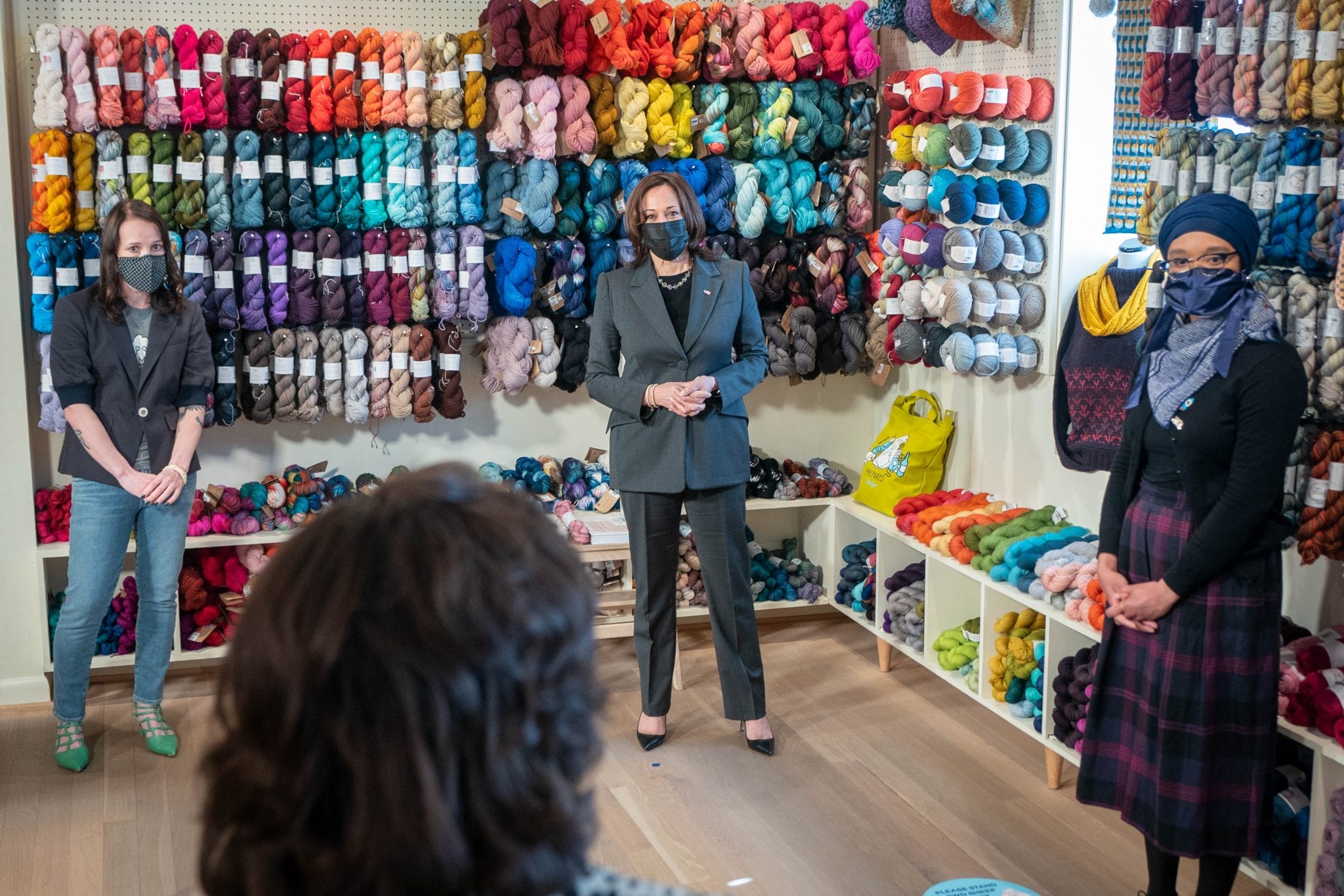 "I've Crocheted More Afghans Than I Can Tell You!" laughs Kamala Harris