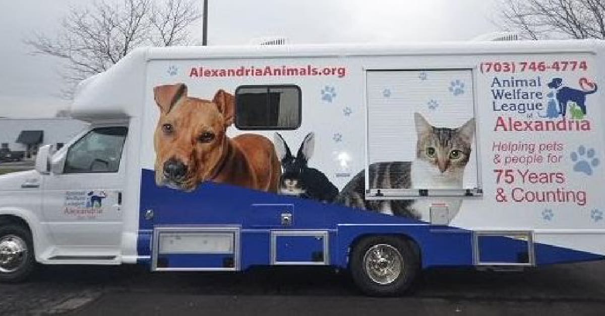 The Animal Welfare League of Alexandria Has a New Mobile Vehicle for ...