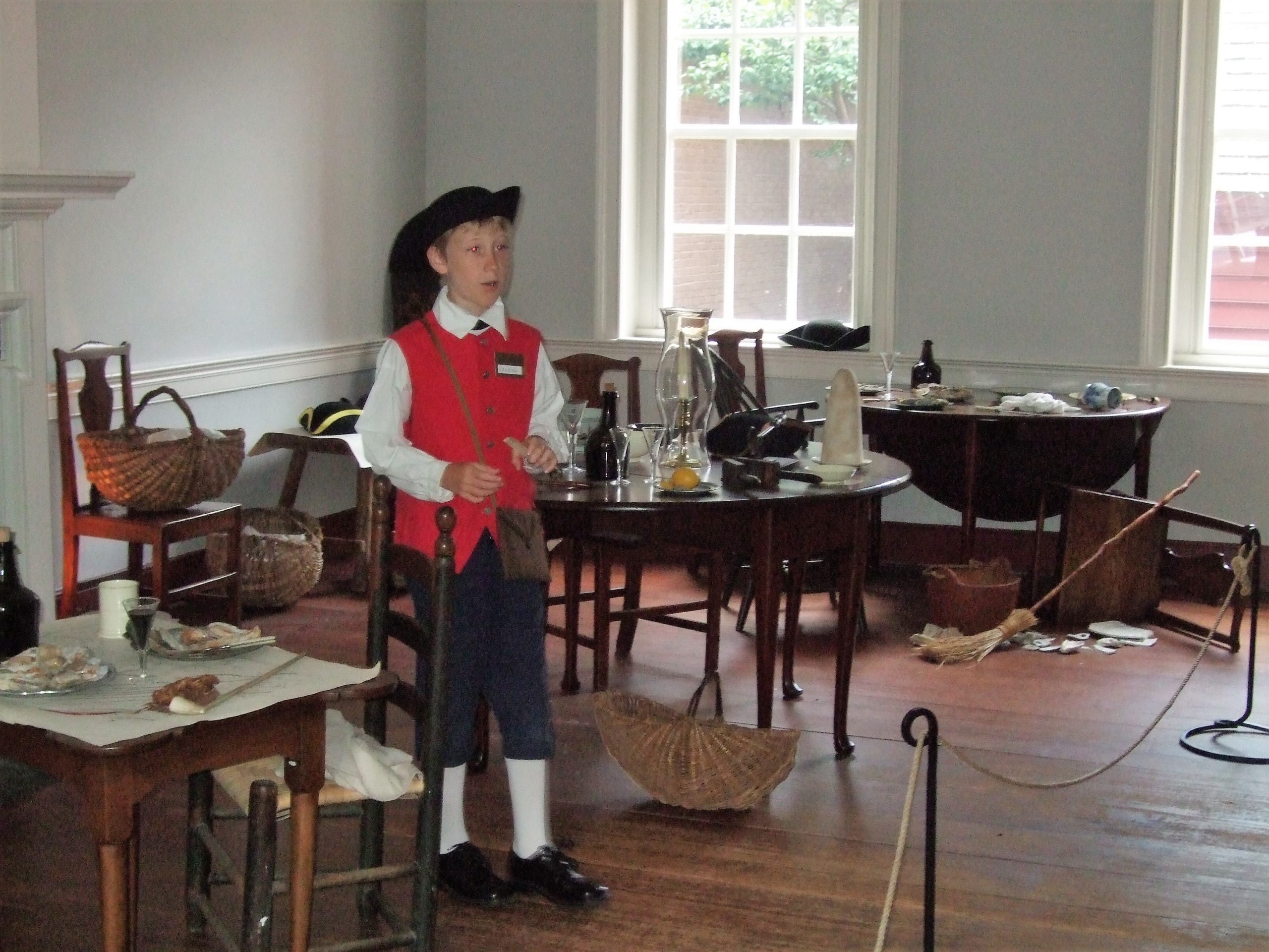 Students in fourth through eighth grade learn to conduct tours about Gadsby’s history.