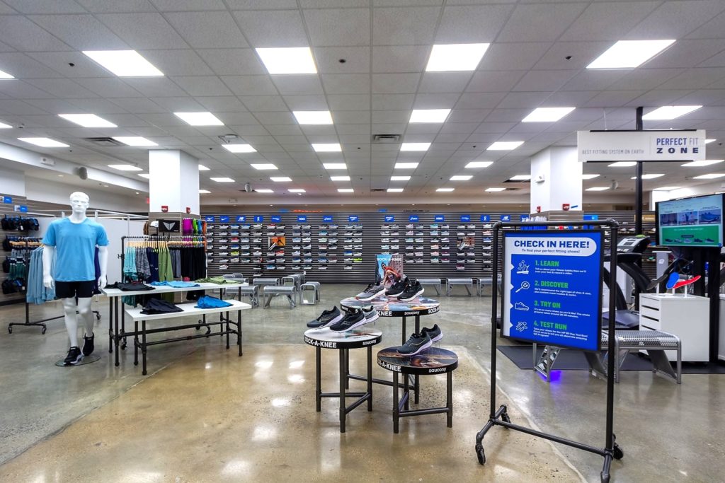 The 4500 square foot Road Runner Sports in Arlington, Virginia offers premium running gear. (Photo: Road Runner Sports)