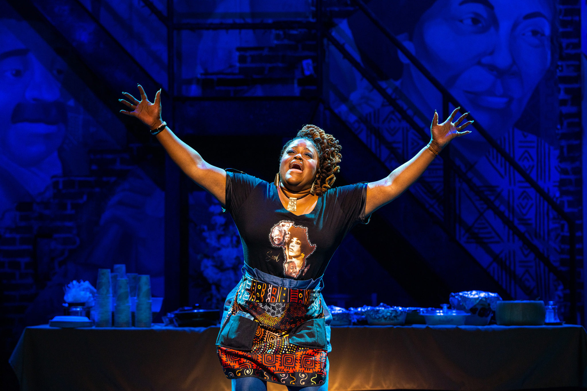 Nova Y. Payton as Ruthie in the 2022 Ford’s Theatre world-premiere musical “Grace.” The production features Music and Lyrics by Nolan Williams, Jr.; Book by Nolan Williams, Jr., and Nikkole Salter and is Directed and Choreographed by Robert Barry Fleming. Scenic Design by Jason Ardizzone-West, Costume Design by Dominique Fawn Hill, Lighting Design by Xavier Pierce, Sound Design by David Budries, Hair and Wig Design by Nikiya Mathis, Dramaturg Martine Kei Green-Rogers, Creative Consultant Sheldon Epps, Orchestrations by Joseph Joubert and Music Director Nolan Williams, Jr. Photo by André Chung.