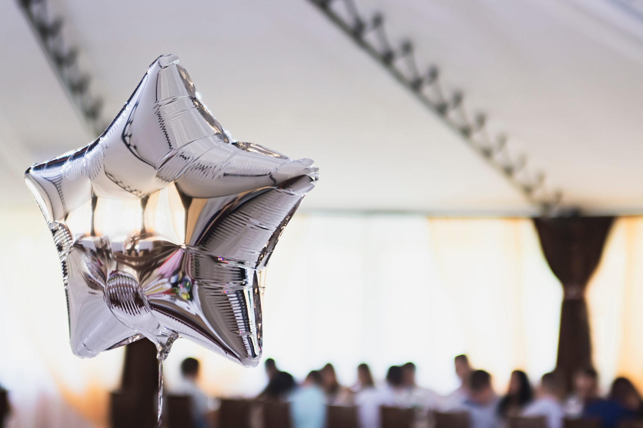 Mylar balloons are shinier than latex balloons because they are made of two different materials. The base material is mylar, which is a type of nylon, while the outer, thin layer is foil, which is aluminum. (Photo: Adobe Stock licensed to The Zebra Press)