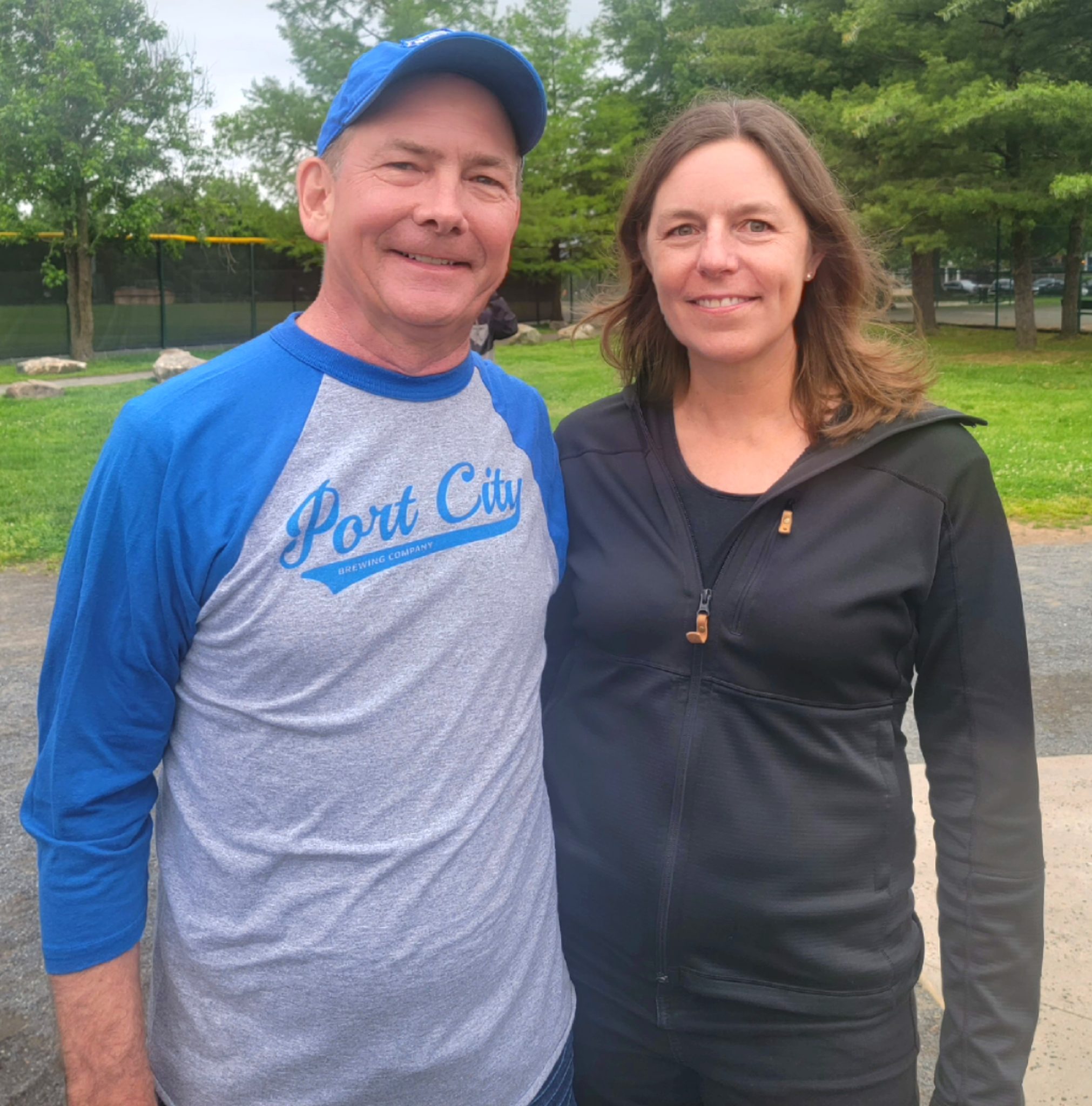 bill butcher of port city brewing and his wife karen