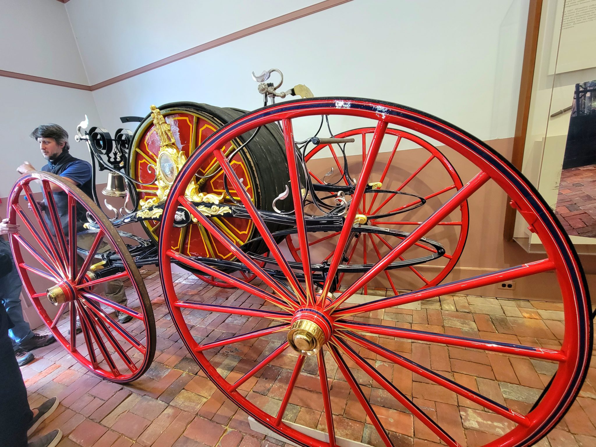 Archived] Historic Hose Carriage Returns to Friendship Firehouse