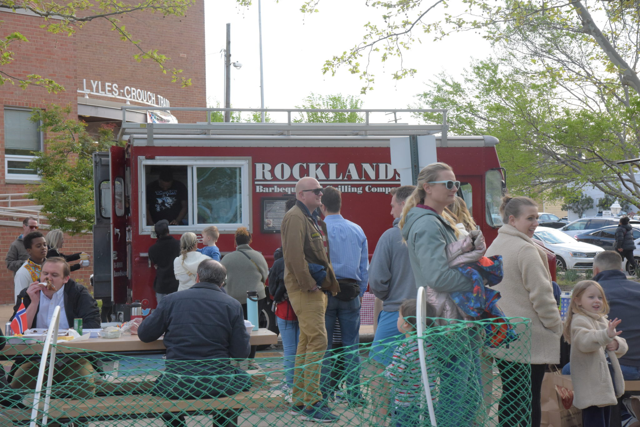 a barbecue food truck