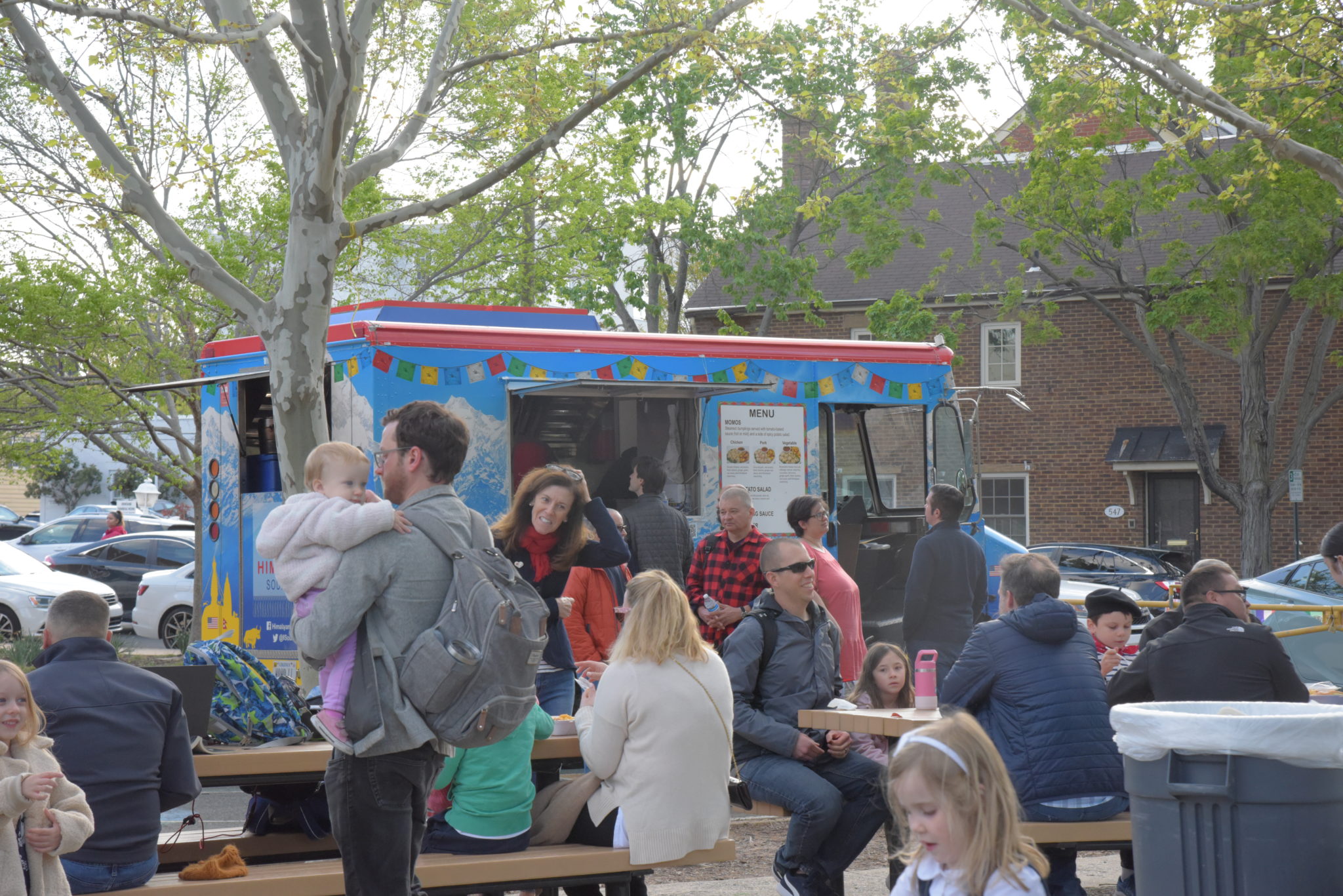 a rainbow soul food truck