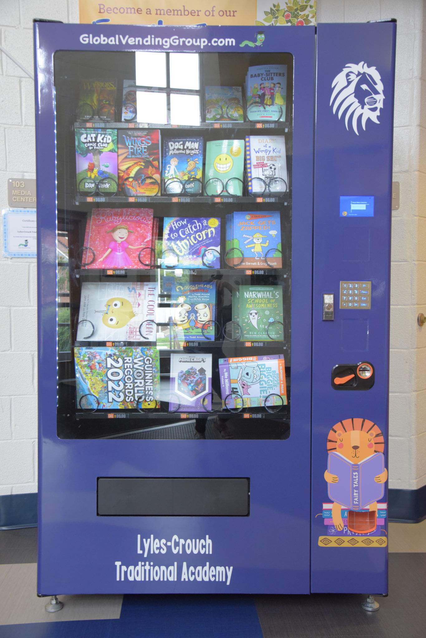 Book Vending Machine - Customized for your School