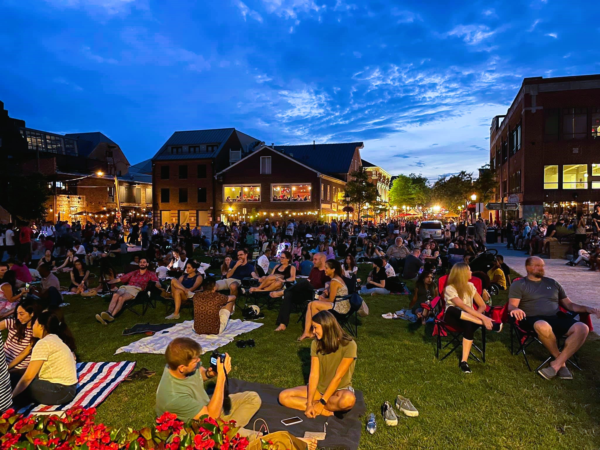 The crowd at Alexandria's Waterfront Park for Alexandra's Birthday Celebration, June 10, 2021. (Photo: Mary Wadland)