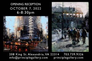 postcard of Mark Lague exhibit