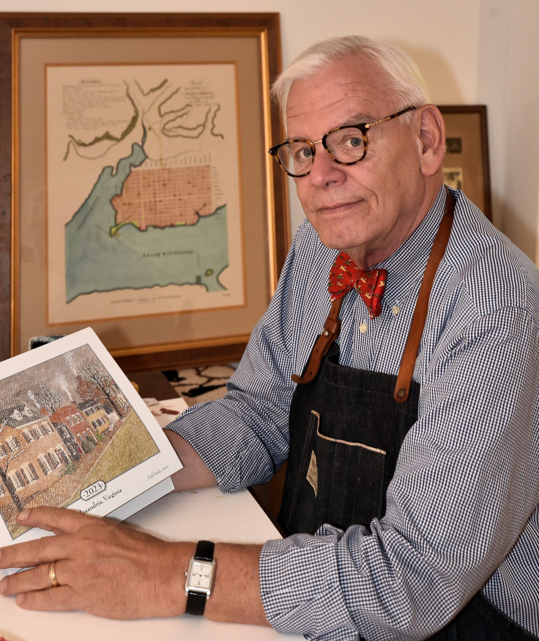 Todd Healy Debuts 2023 Old Town Alexandria Calendar, 42nd Year in a Row