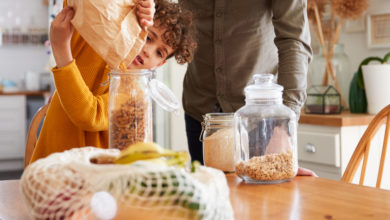 Father Helping Son To Refill Food Containers At Home Using Zero Waste Packaging (Photo: monkeybusinessimages via istockphoto.com)