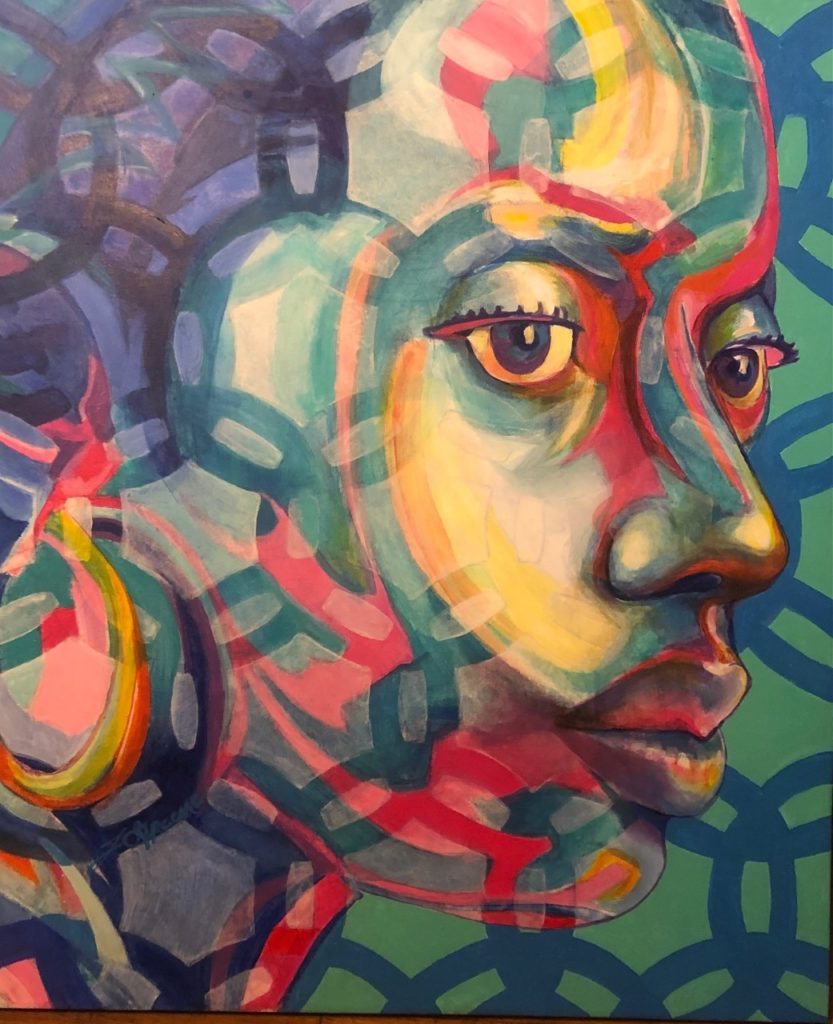 Interconnected, a painting by Jimmy James Greene; Acrylic on canvas