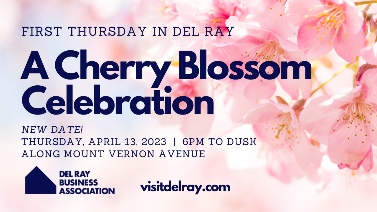 RAINED OUT Del Ray s First Thursday Cherry Blossom Challenge