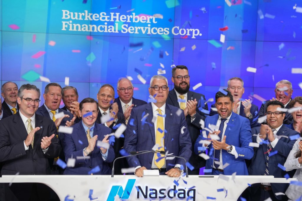 Burke & Herbert Bank's Parent Company Now on Nasdaq