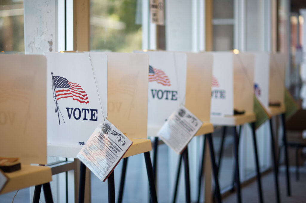 voting on election day