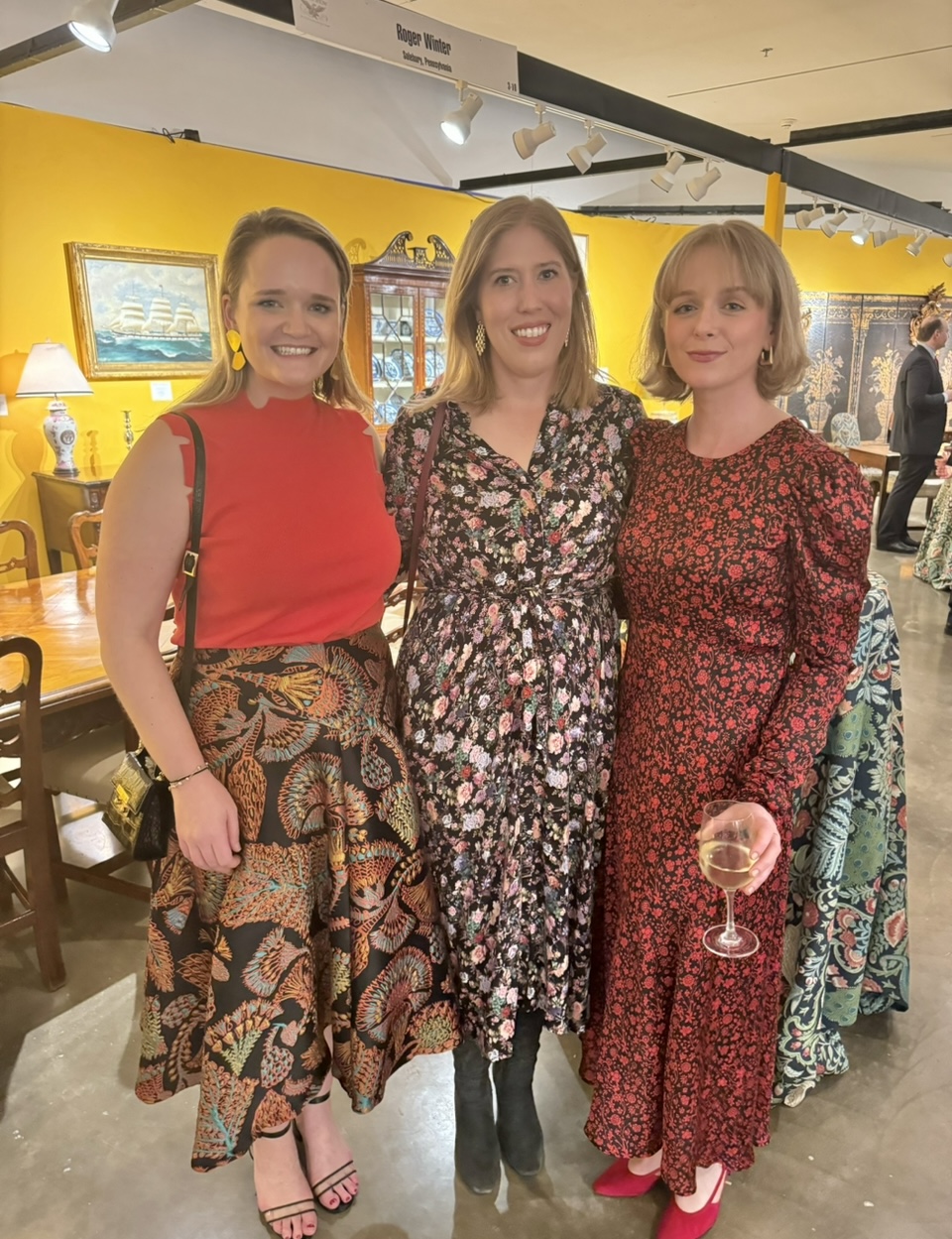 Three women at the show.