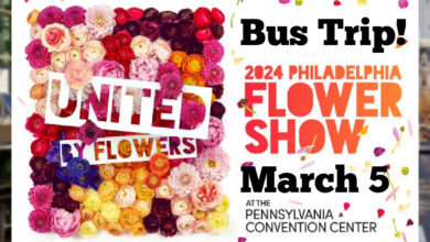 Greenstreet Bus Trip to Philadelphia Flower show