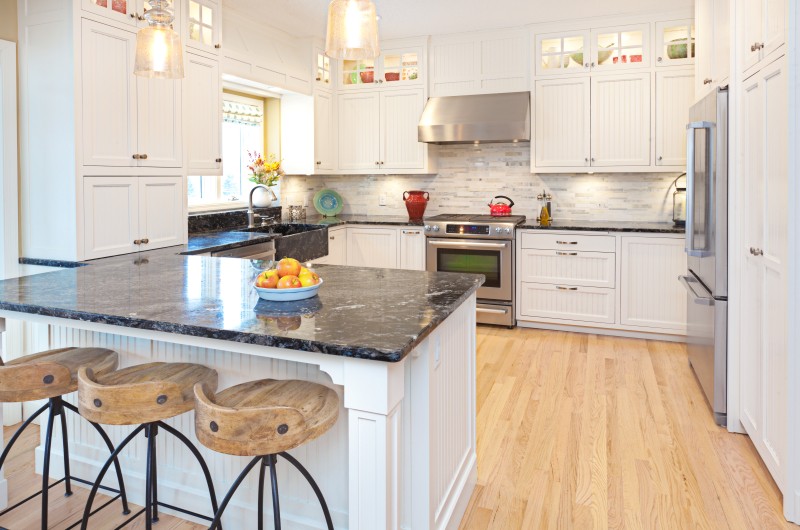 Updated white kitchen