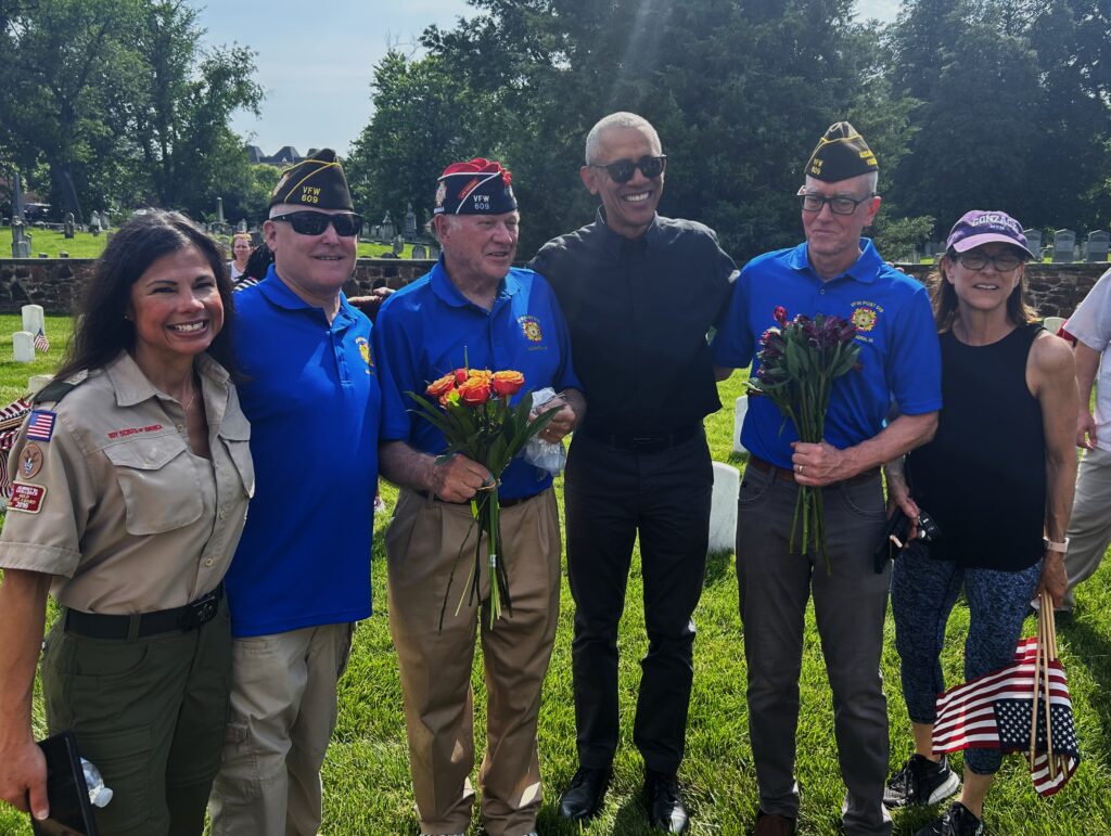 Slideshow of photos at Alexandria National Cemetery on May 25, 2024.