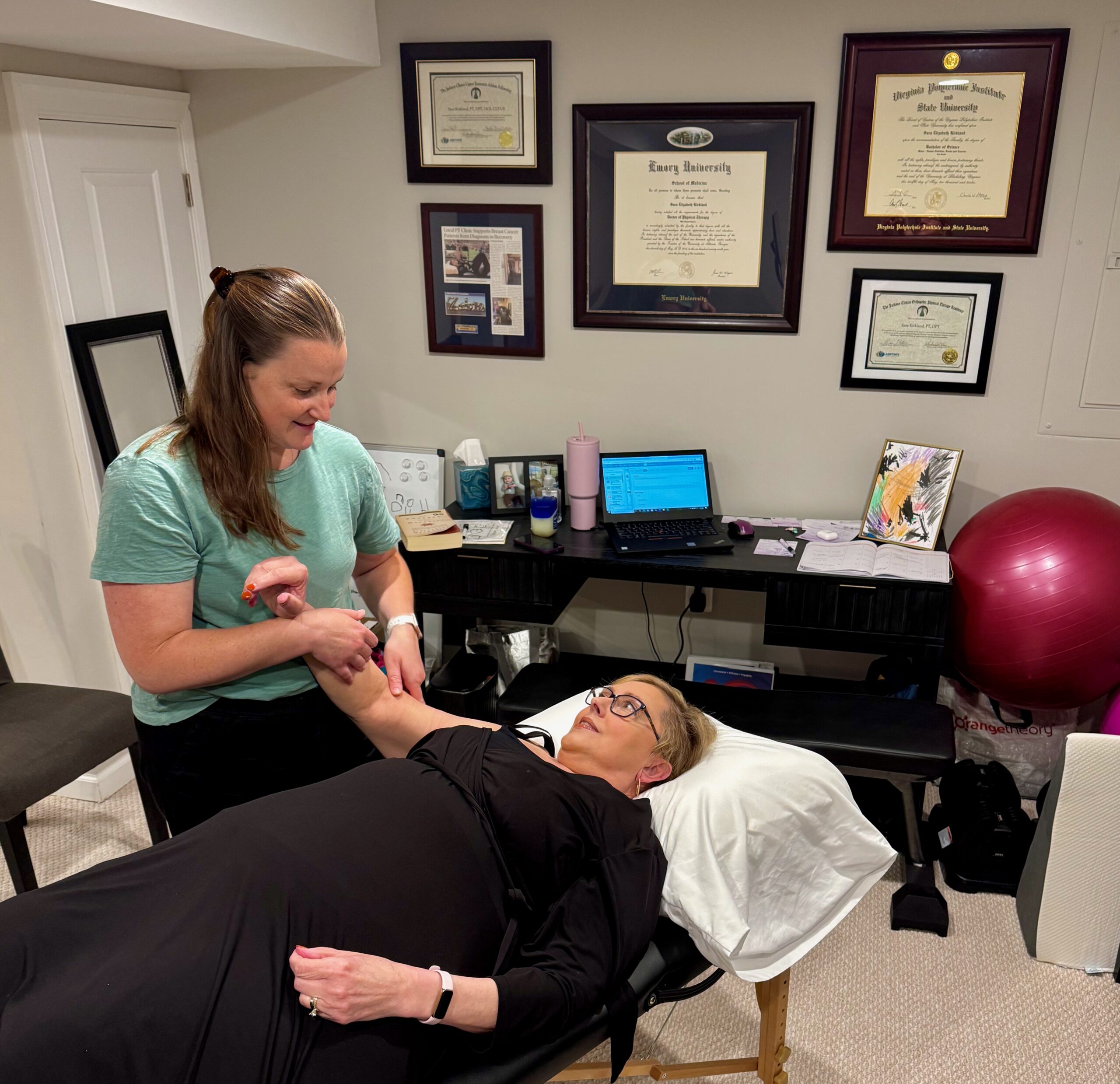 Athena June 25 Sara and patient 2