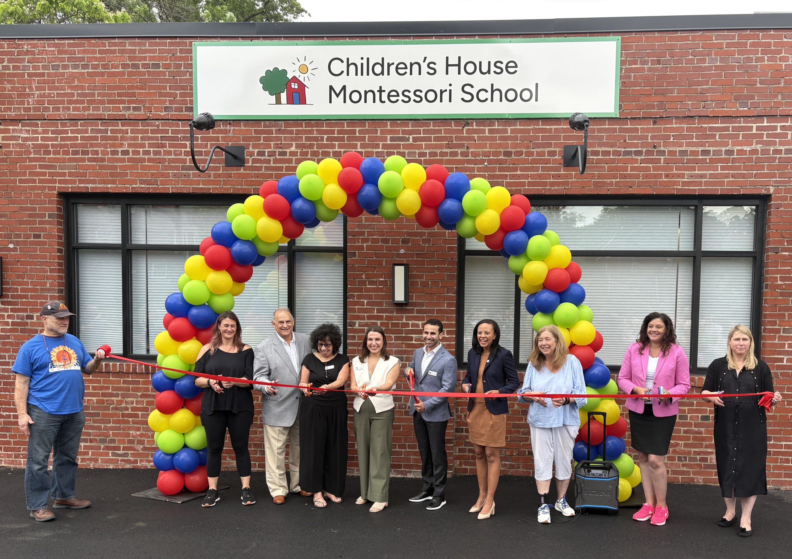 CHMS ribbon cutting CHMS ribbon cutting with city leaders