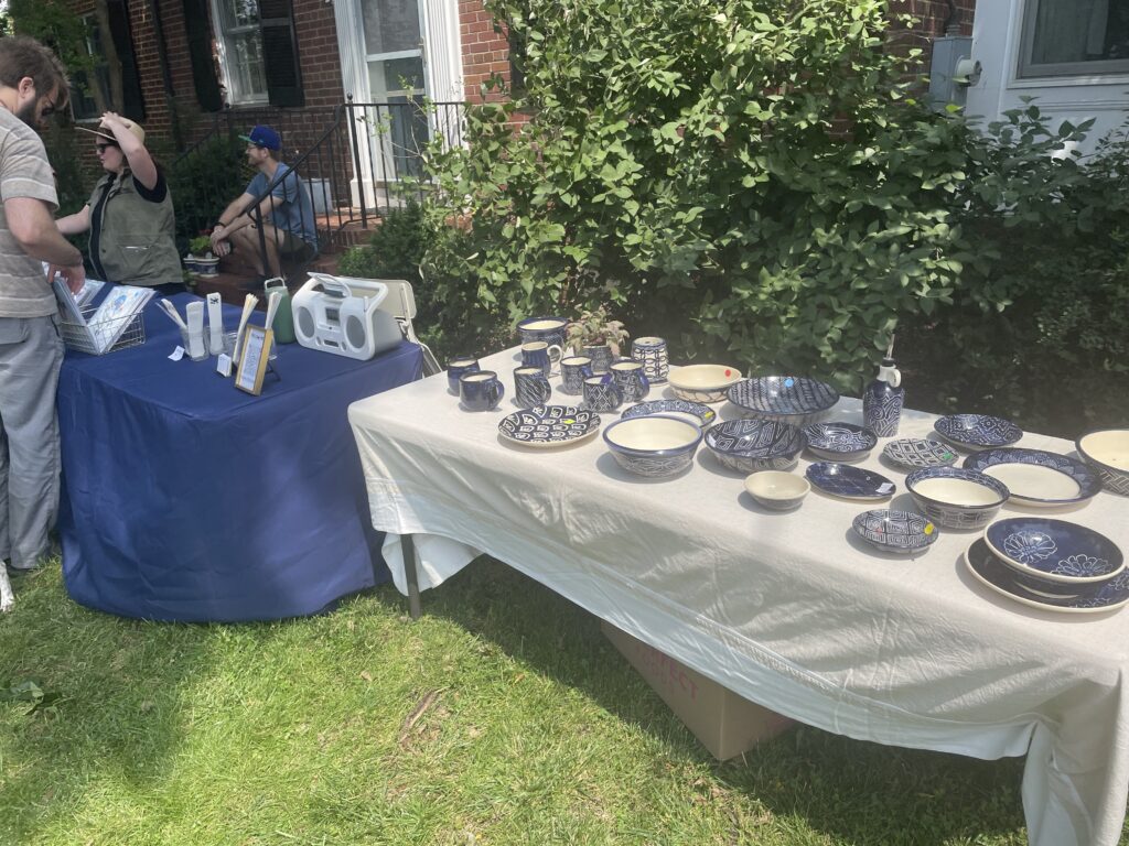 tables with art for sale