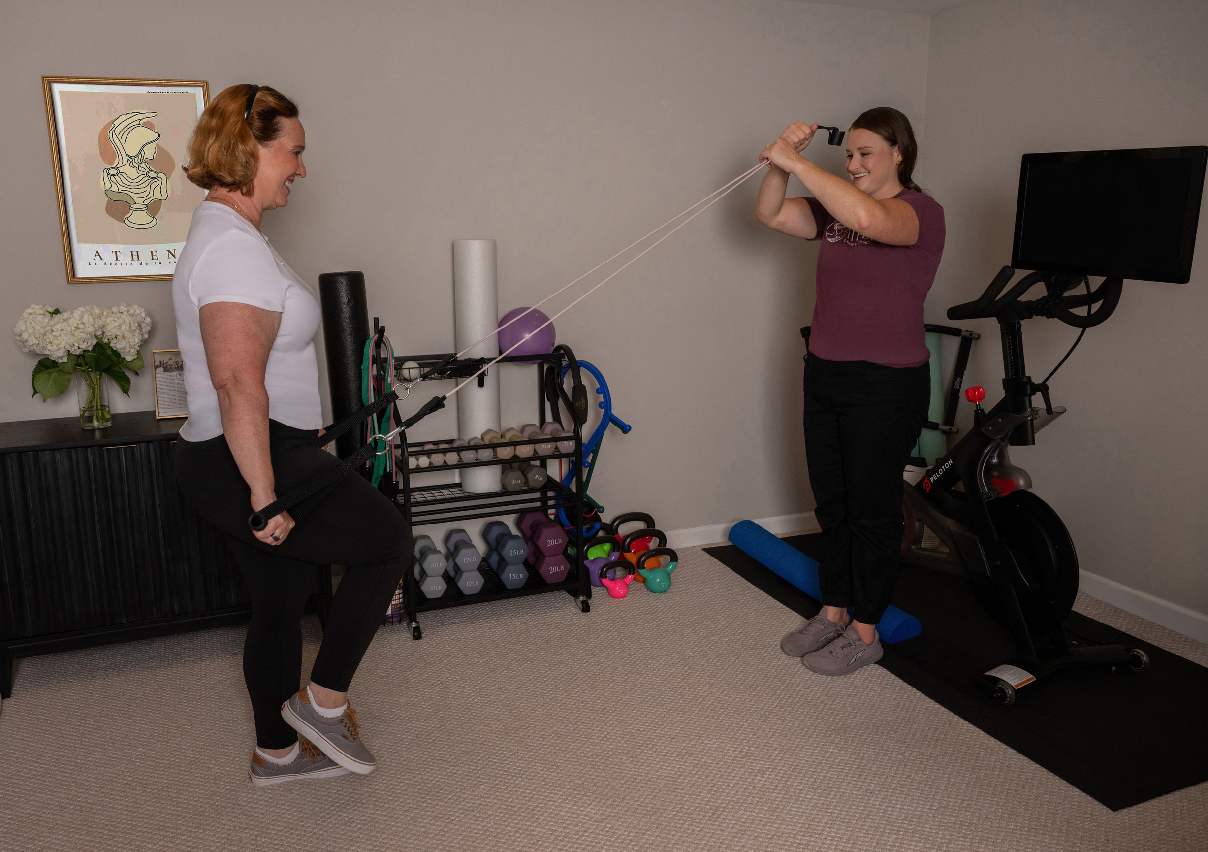 physical therapy below