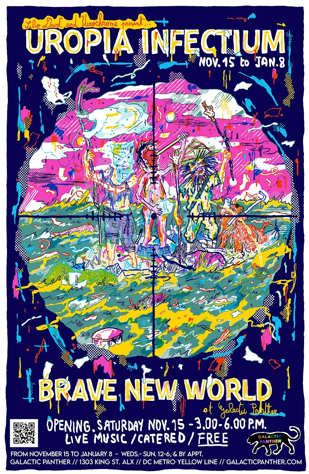 image photo Silio Dirt's flyer for Brave New World – Uropia Infectium