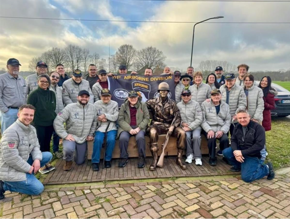 Michael Kelly 2 Group of World War II veterans return to the Battle of the Bulge battlefield funded by Michael Kelly Law Firm,