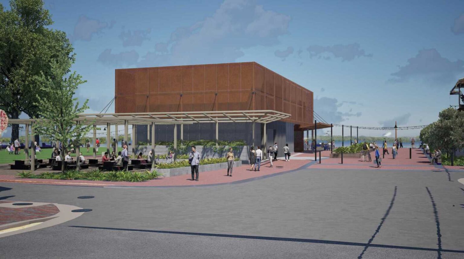 Waterfront Pump Station rendering