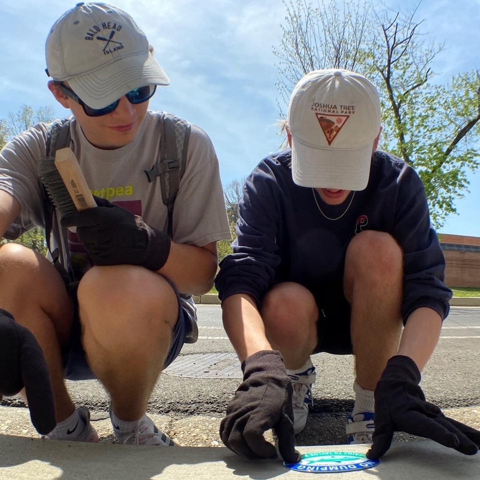 Marking Storm Drains 1