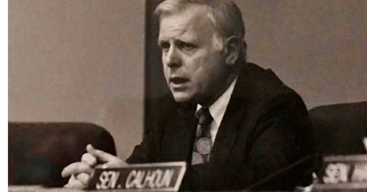 The late Senator Robert L. "Bob" Calhoun