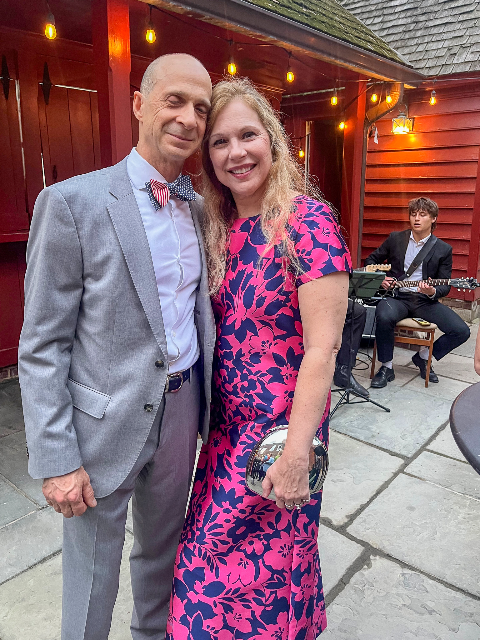 Tony Costanzo, former treasurer and one of the founders of the Gadsby’s endowment fund, enjoys a moment with wife Lesa while greeting fellow history buffs and supporters at the annual Spring Fling fundraiser.