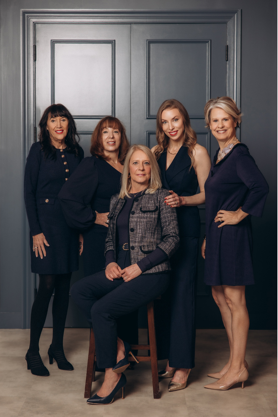 Left to right Elaine McCall, Lyssa Seward, Anita Edwards, Carly Seward, Laura Catron