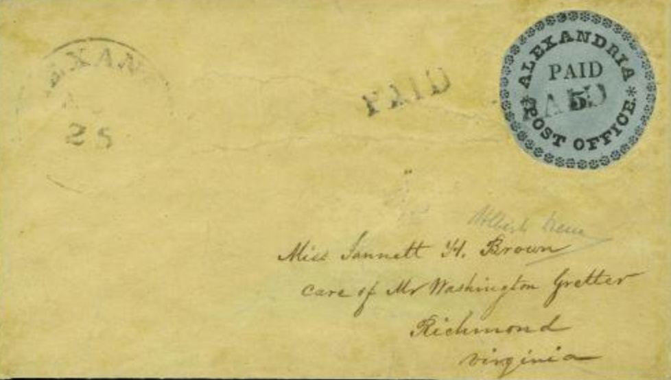 blue boy stamp Alexandria Blue Boy Provisional Stamp, courtesy of Historic Alexandria