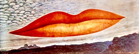 OnExhibitAugust26 04 Kiss the summer sky goodbye in honor of Man Ray’s 136th birthday August 27. Nepenthe will present a fine art print of The Lips, painted in 1936. Photo Nepenthe Gallery