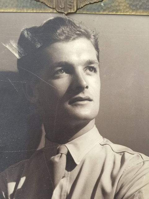 August Gus Duda World War II Army Air Forces Veteran Portrait of August H. “Gus” Duda, a World War II Army Air Forces veteran honored in the Flags for Heroes display.