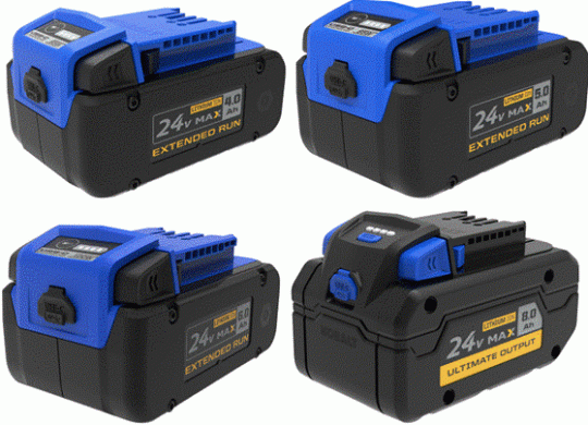 Picture of the affected kobalt batteries