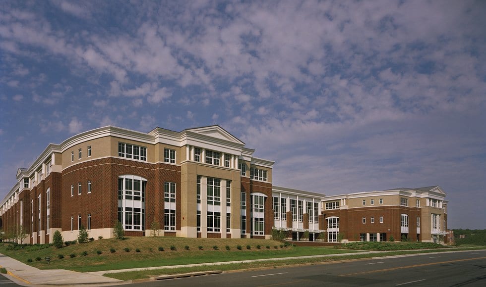Alexandria City High School Exterior Exterior of Alexandria City High School’s King Street Campus in Alexandria, Virginia.