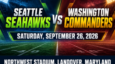 Commanders scoreboard graphic