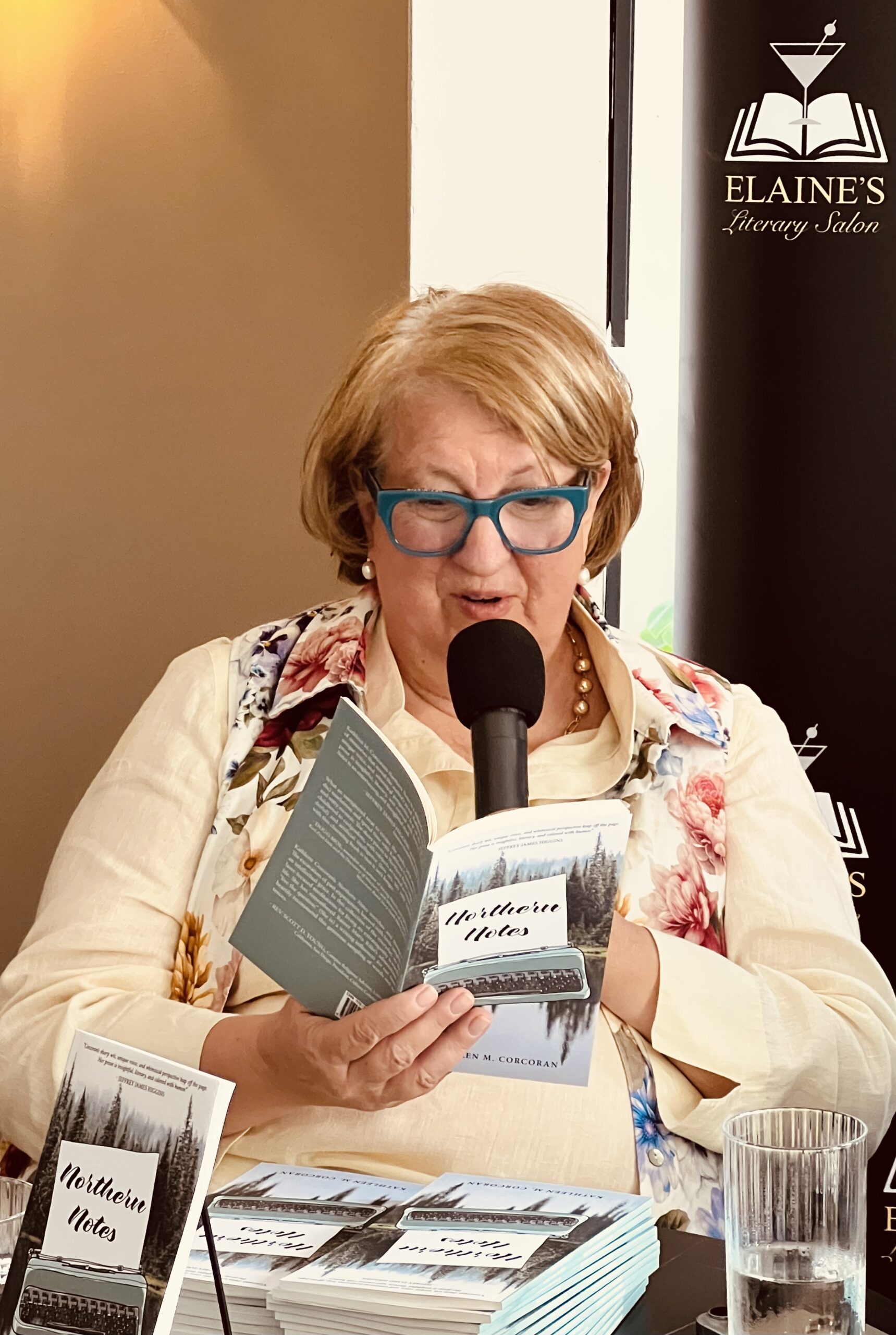 Kathleen Corcoran reading Elaine's Kathleen Corcoran reading Elaine's